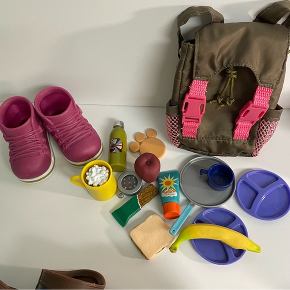 Our Generation Accessories Lot Shoes Skates Boots Fits 18" Dolls - Picture 3 of 5